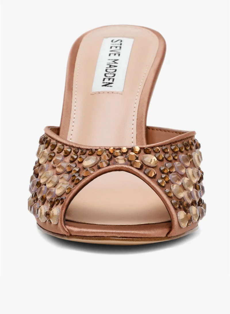 STEVE MADDEN  Rollout-R Bronze Heels for Women | Best Price UAE