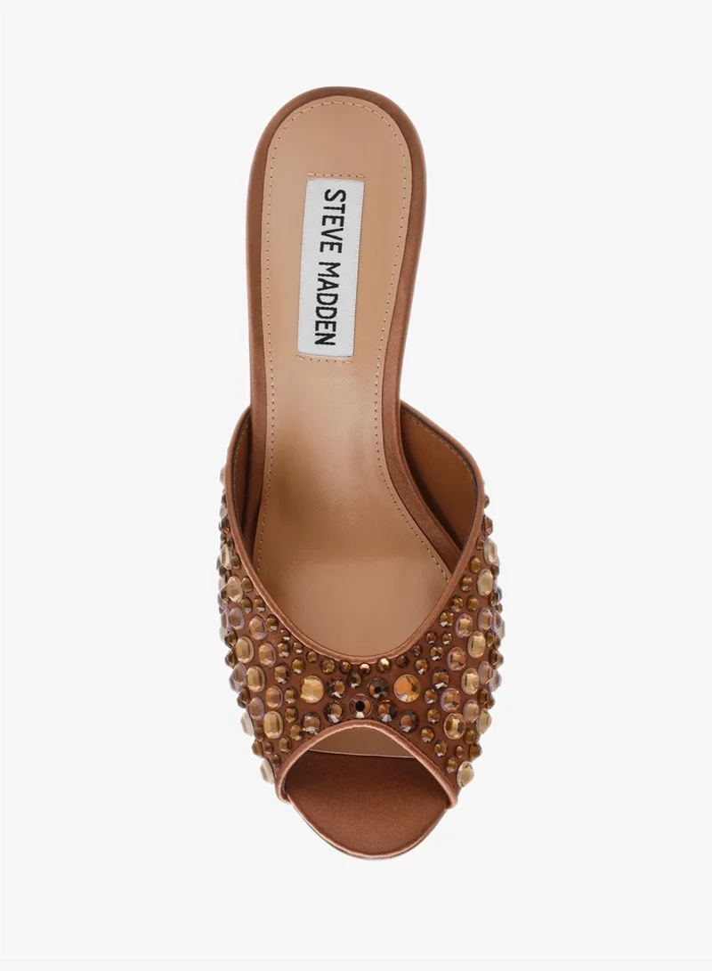 STEVE MADDEN  Rollout-R Bronze Heels for Women | Best Price UAE
