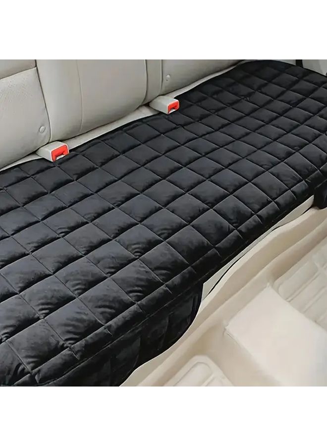 Purple Car Rear Seat Cushion Cover Non Slip Long Row Protector Pad For SUV Sedan - Image 1