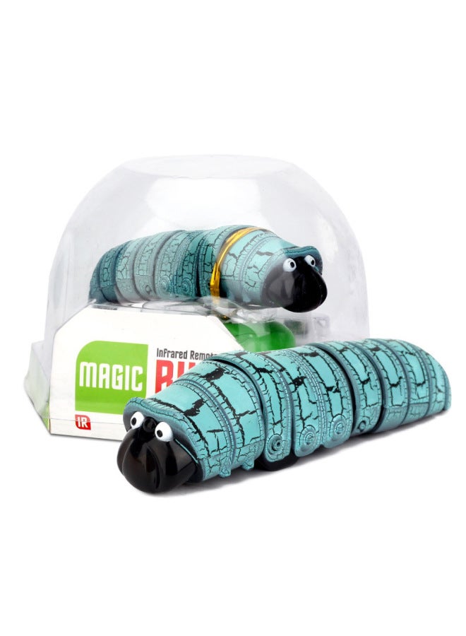 Control Infrared Induction Remote Strange Remote Control Animal Insect Remote Control Caterpillar Electric Remote Control Toy-Color:9910 Remote Control Bugs Blue  - Image 1