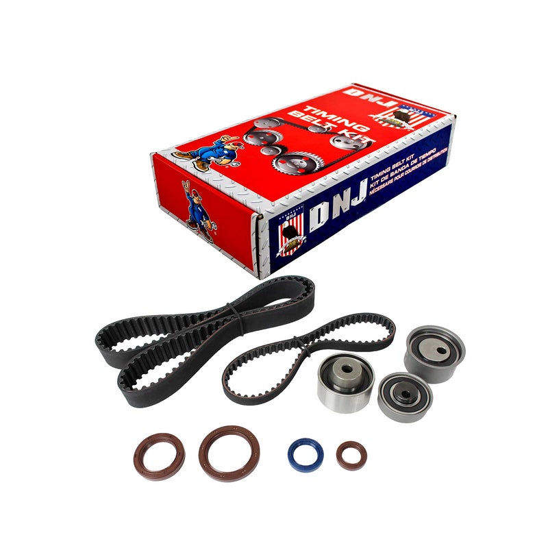 DNJ TBK153B Timing Belt Kit for 19941999 Mitsubishi Eclipse Galant Montero Sport 24L L4 16V SOHC 2351cc