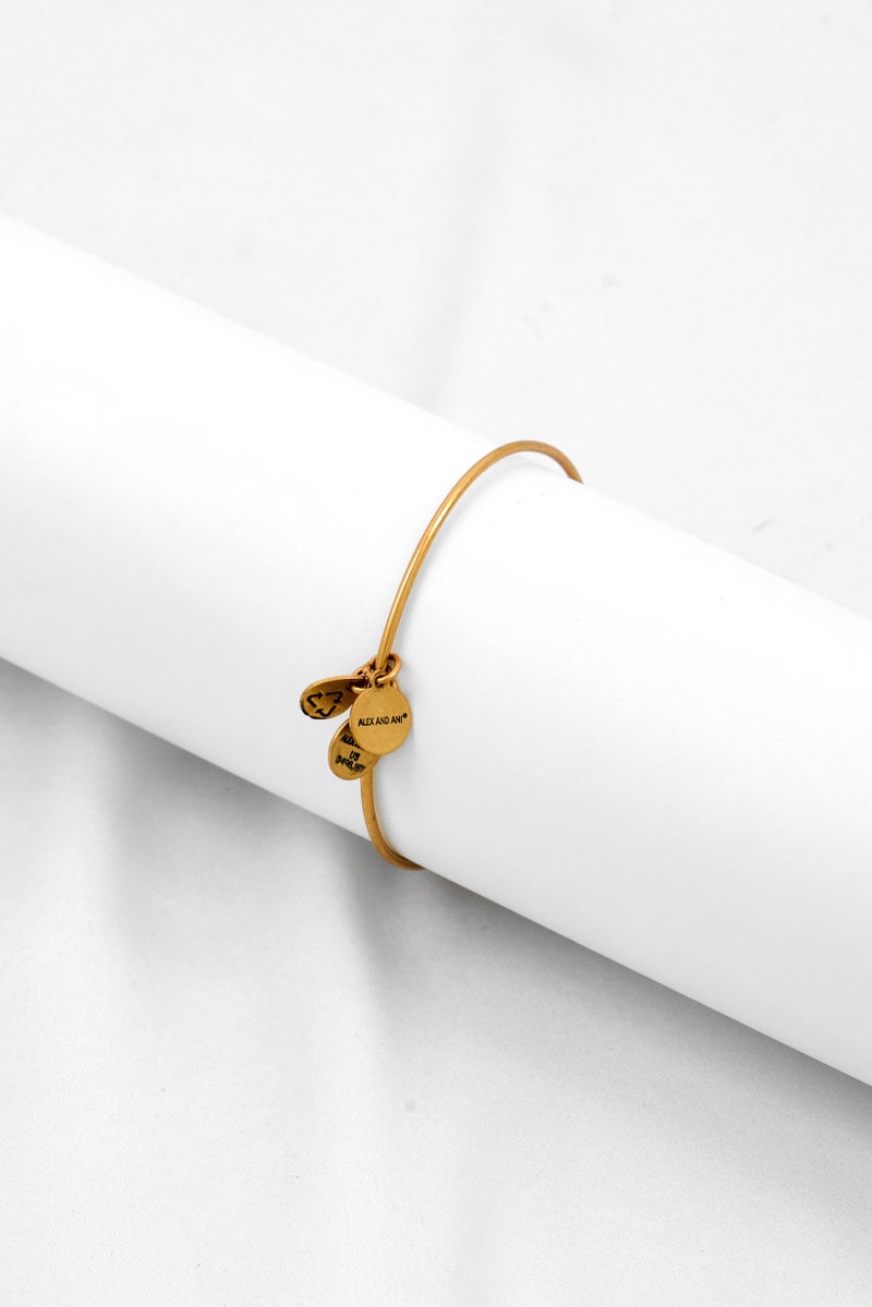 ALEX AND ANI Women Numerology Bangle, Gold  - Image 3