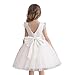 KAQININI Flower Girl Dress Wedding Guest Ruffle Tulle Satin Party Birthday Princess Dresses Pageant Gown Kids Short - Image 3