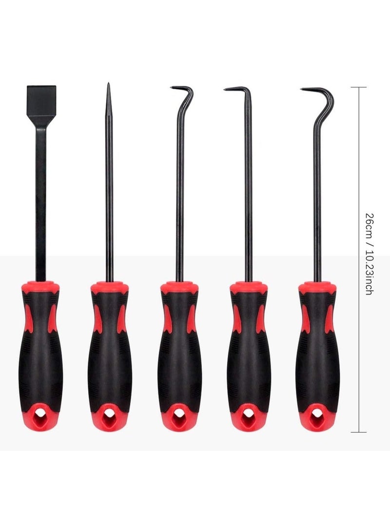 10 Pcs Long Hook and Pick Set with Magnetic Telescoping Tool, Precision Scraper & Gasket Puller for Automotive Repair - Image 2
