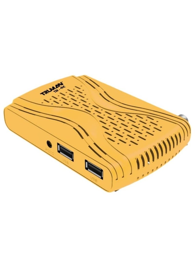 TRUMAN Truman - Digital Satellite Reciever Mini HD - TM 4K - Yellow  - Image 1
