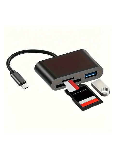 USB C SD Card Reader, Suitable For RayCue USB C To SD Card For IPad/Mac/laptop, Suitable For IMac, IPad Pro/Air/Mini, MacBook Pro/Air, Galaxy Three-in-one USB C/Type C To USB Camera Storage Card Reader Adapter