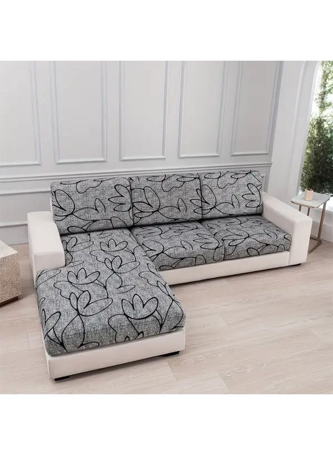 غطاء أريكة سوليان على شكل حرف L قابل للغسل في الغسالة، مناسب للحيوانات الأليفة، مصنوع من ألياف الحرير الصناعي - Image 5