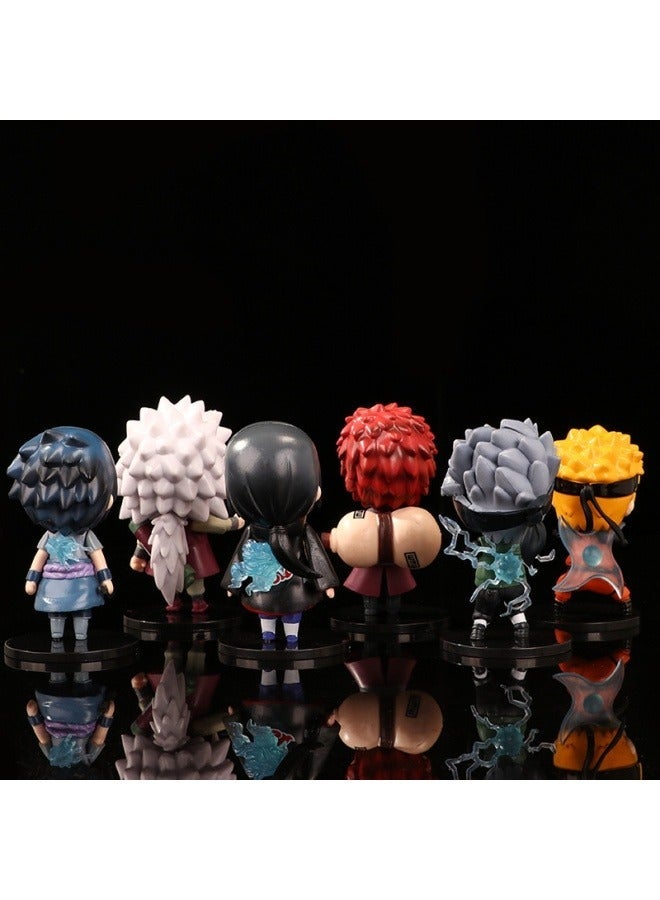 Naruto character model desktop decoration Naruto Sasuke Kakashi model toy Birthday party collection decoration gift for family and friends - Image 2