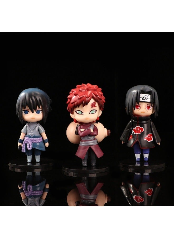 Naruto character model desktop decoration Naruto Sasuke Kakashi model toy Birthday party collection decoration gift for family and friends - Image 4