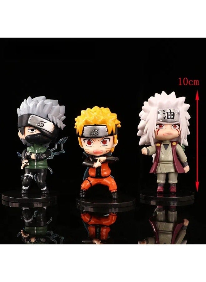 Naruto character model desktop decoration Naruto Sasuke Kakashi model toy Birthday party collection decoration gift for family and friends - Image 3