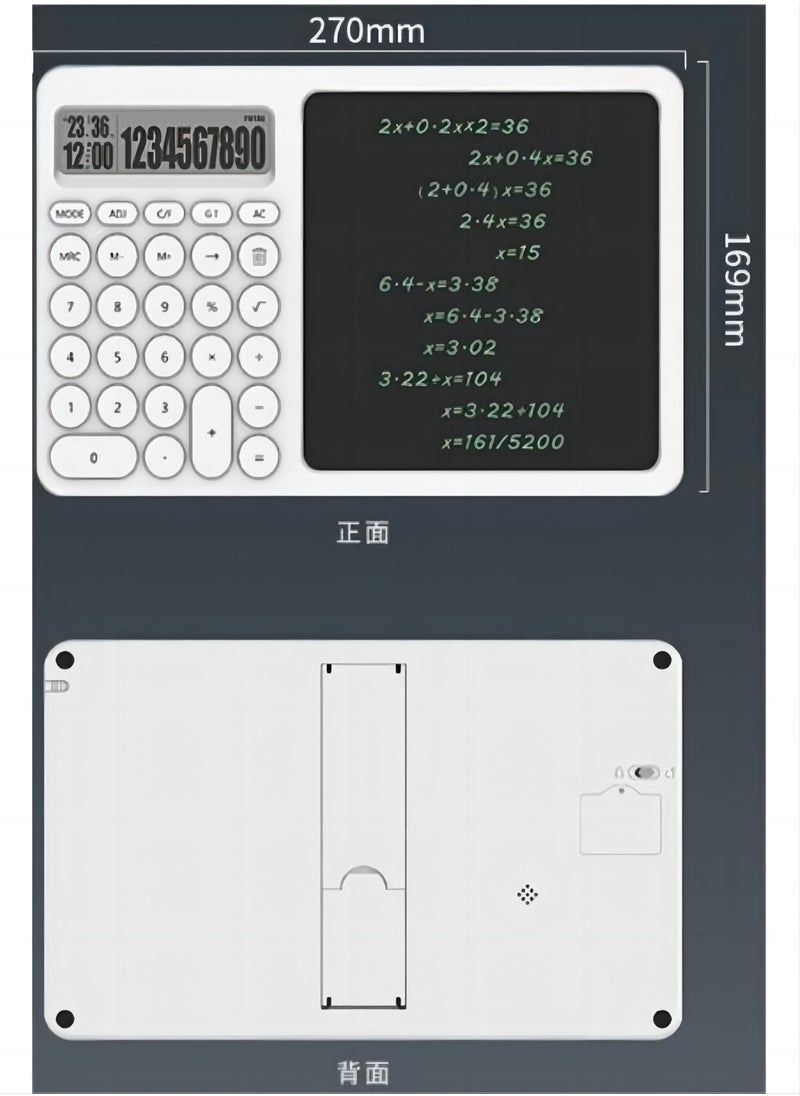 Generic - Advanced calculator student office LCD handwriting tablet electronic drawing board calculator - Image 1
