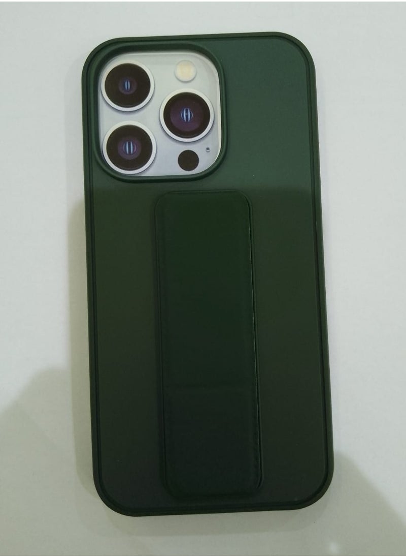 Undefined IPhone 14 Pro Back Cover, Olive Oil, With Handle 