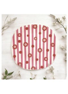 ARCOROC Heat Resistant Rectangular Striped Flat Plate ( Small Size ) 20 cm  - Image 1