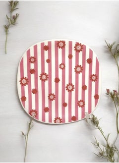 ARCOROC Heat Resistant Rectangular Striped Flat Plate ( Small Size ) 20 cm  - Image 3