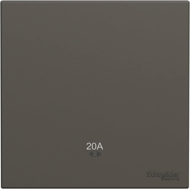 Schneider Electric AvatarOn C Double Pole Switch 20A - Dark Grey - Image 5