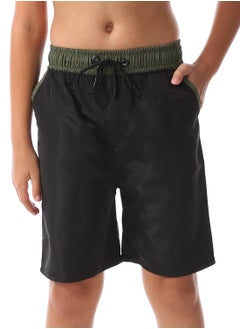 Caesar Boys Swim Short With Multi Design  - Image 1