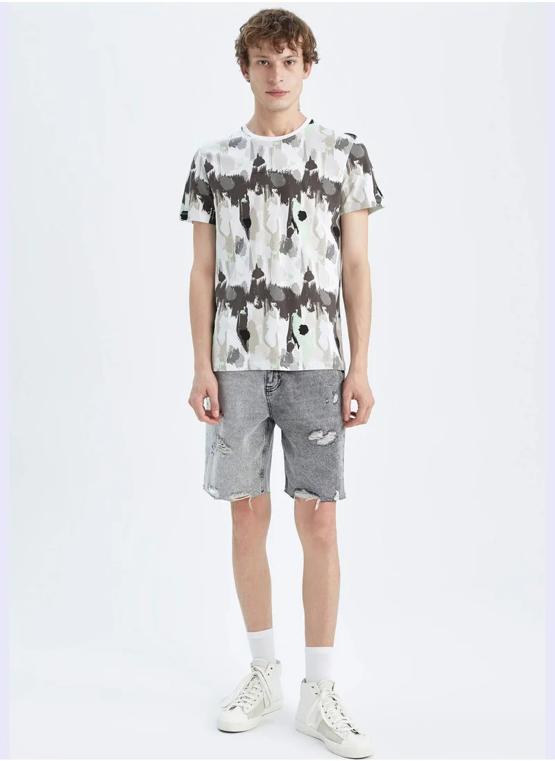 DeFacto Slim Fit Denim Shorts