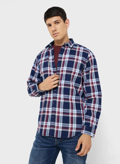 Robert Wood Casual Long Sleeve Shirt