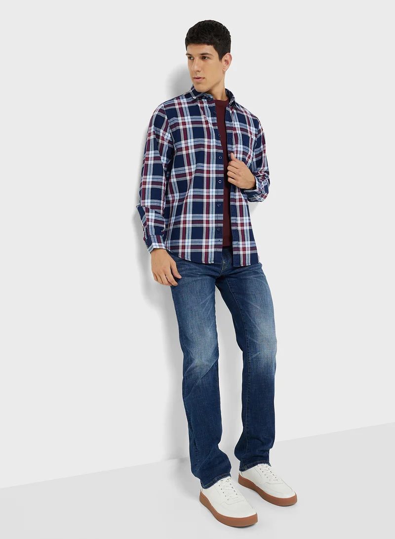 Robert Wood Casual Long Sleeve Shirt
