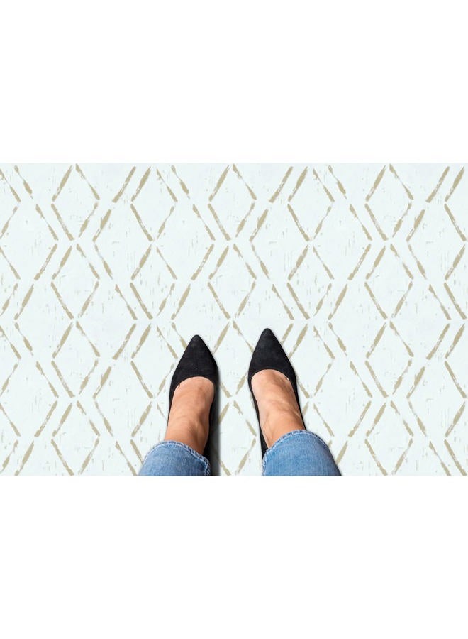 Achim Retro Self Adhesive 12-Inch Vinyl Floor Tiles, 20 Tiles - 12" x 12", Diamond Pattern - Peel & Stick, DIY Flooring for Kitchen, Dining Room, Bedrooms & Bathrooms by Achim Home Decor - Image 4