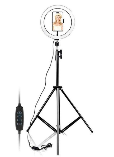 Selfie Ring Light with Long Tripod Stand And Cell Phone Holder