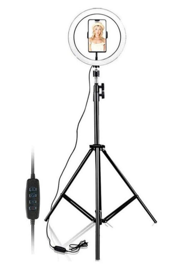 ELTRAZONE - Selfie Ring Light with Long Tripod Stand And Cell Phone Holder - Image 1