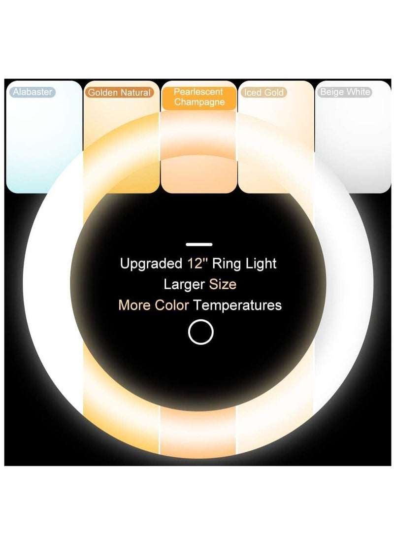 ELTRAZONE - Selfie Ring Light with Long Tripod Stand And Cell Phone Holder - Image 1