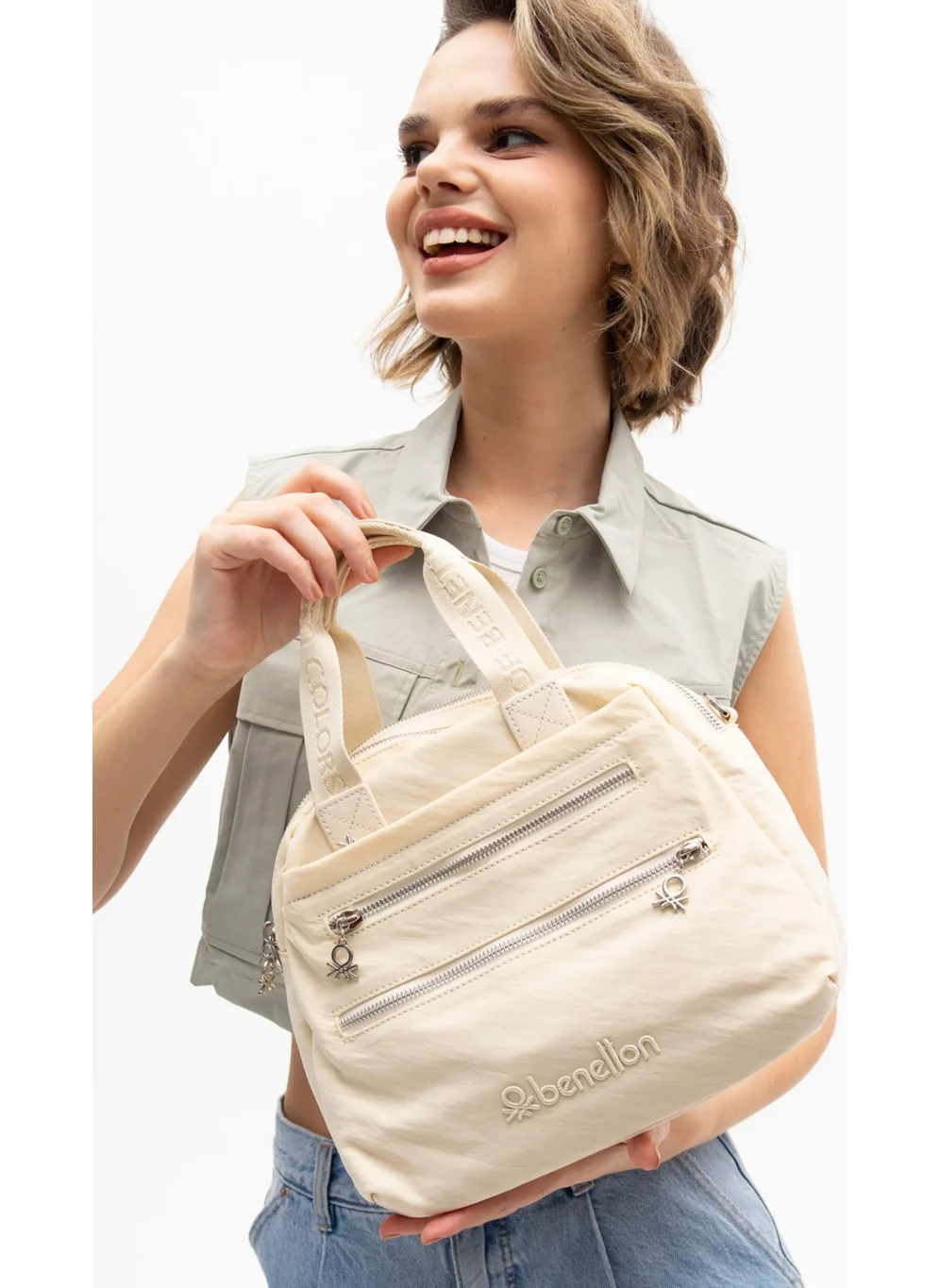 UNITED COLORS OF BENETTON Benetton Women's Handbag Beige BNT1184
