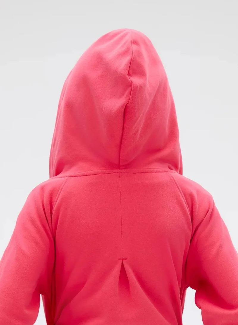 Calvin Klein Jeans Teaberry Relaxed Zip Up Hoodie for Women | Best Price UAE