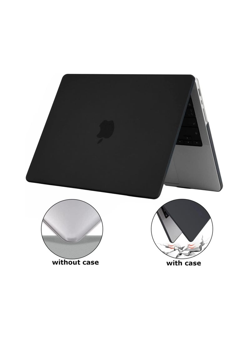 حافظة 3 في 1 متوافقة مع ماك بوك إير 15 بوصة 2023 2024 إصدار M3 A3114 M2 A2941 مع شاشة ريتينا سائلة وTouch ID، قشرة بلاستيكية صلبة وغطاء لوحة مفاتيح وواقي شاشة - Image 5