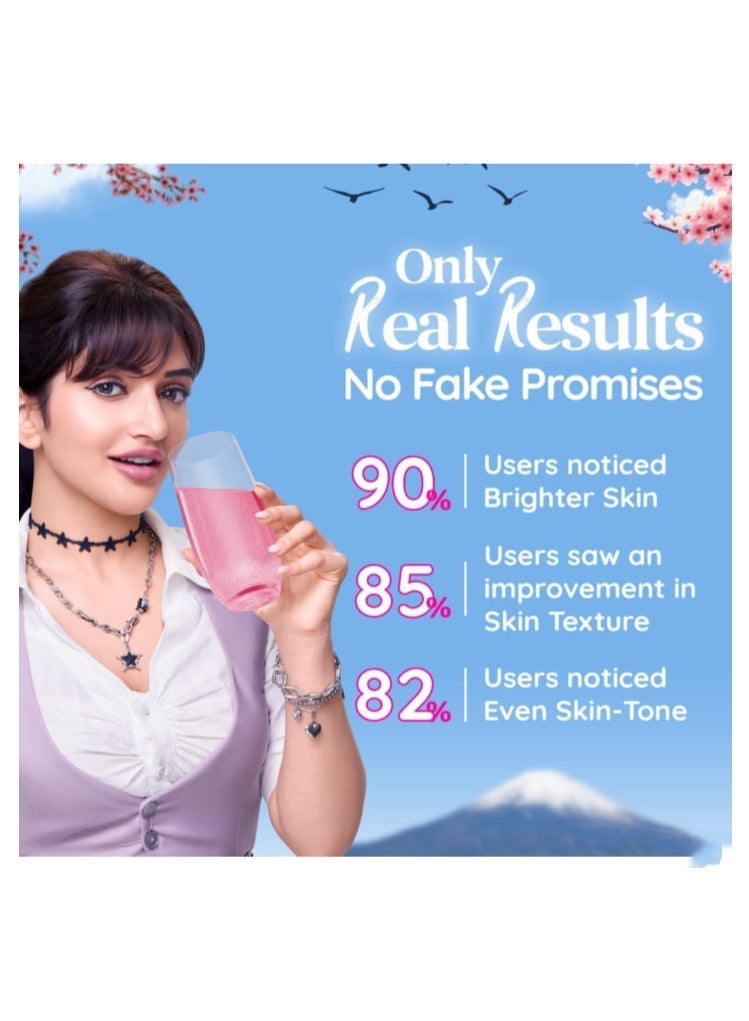 Glow for Skin Radiant & Even-toned skin - 20 Effervescent Tablets - Strawberry & Lemon Flavour - Image 2