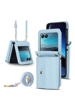 General Crossbody wallet-style case for Motorola Razr 40 Ultra Accordion, 4 card slots, RFID blocking and adjustable shoulder strap, stylish and versatile accessory 