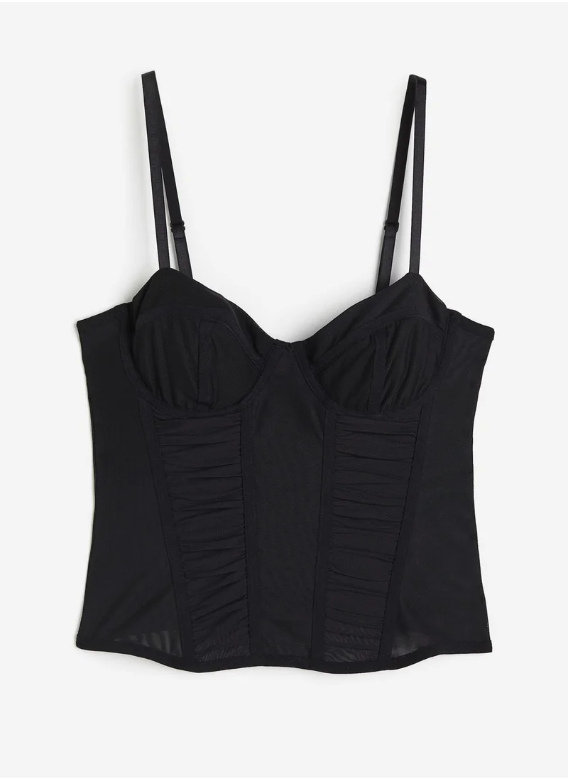 اتش اند ام Strappy Mesh Crop Top