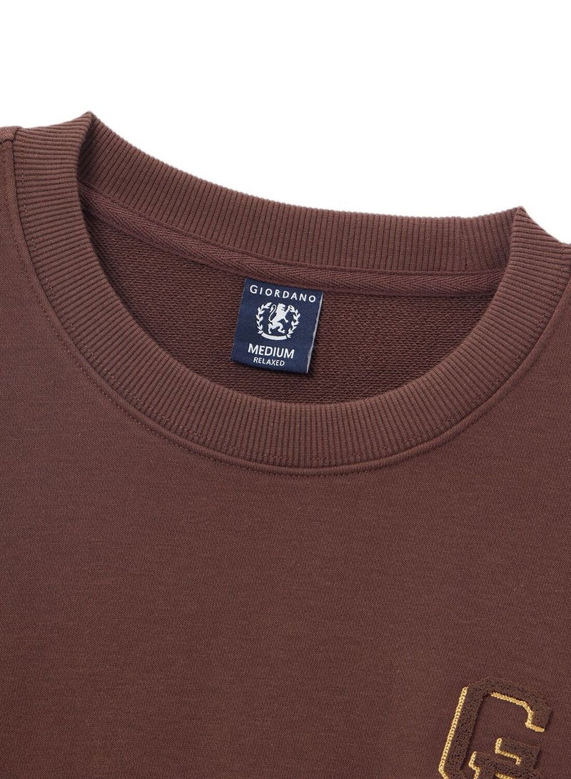 جيوردانو كنزة رجالية قطنية مطبوعة بياقة دائرية - Image 3