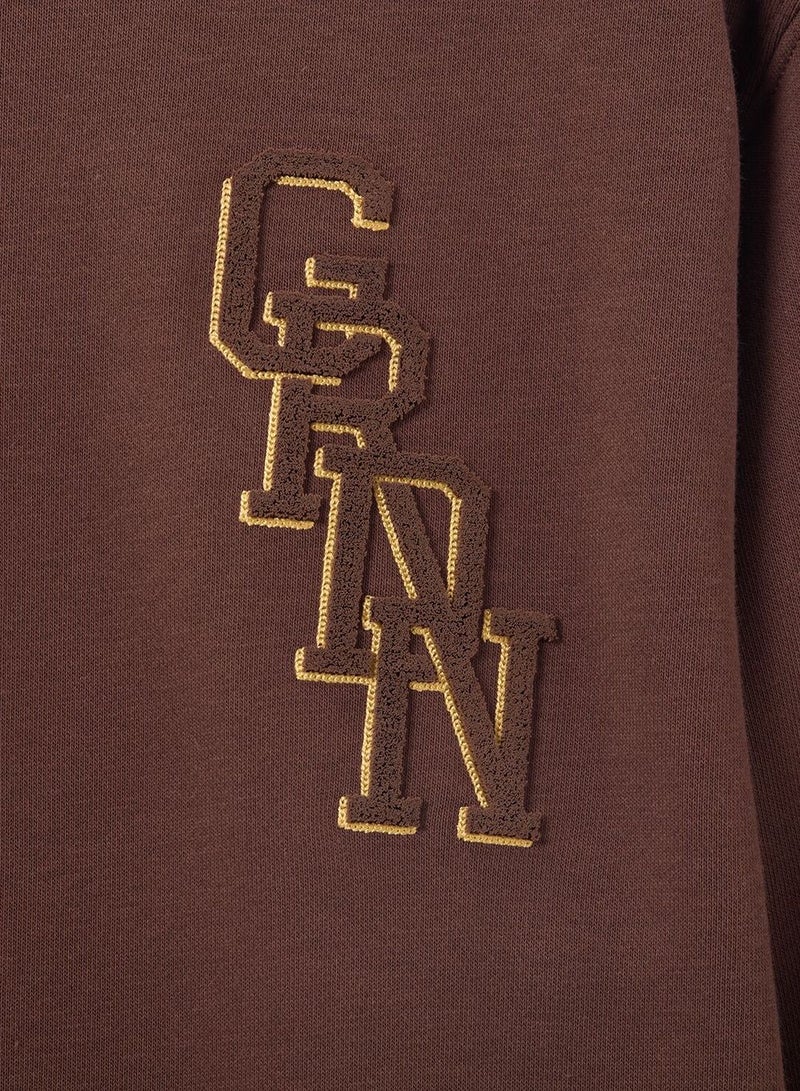 جيوردانو كنزة رجالية قطنية مطبوعة بياقة دائرية - Image 4