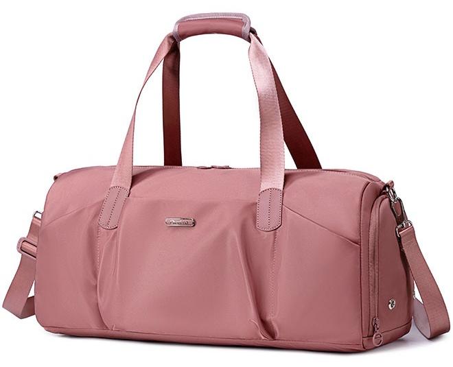 Chantria CB00802 Travel Duffel Bag for Men & Women – Waterproof, Lightweight Gym Bag with Shoe Compartment, Large Carry-On Weekender Bag with Shoulder Strap for Sports, Business, & Overnight Trips (Nostalgia Rose) - Image 1