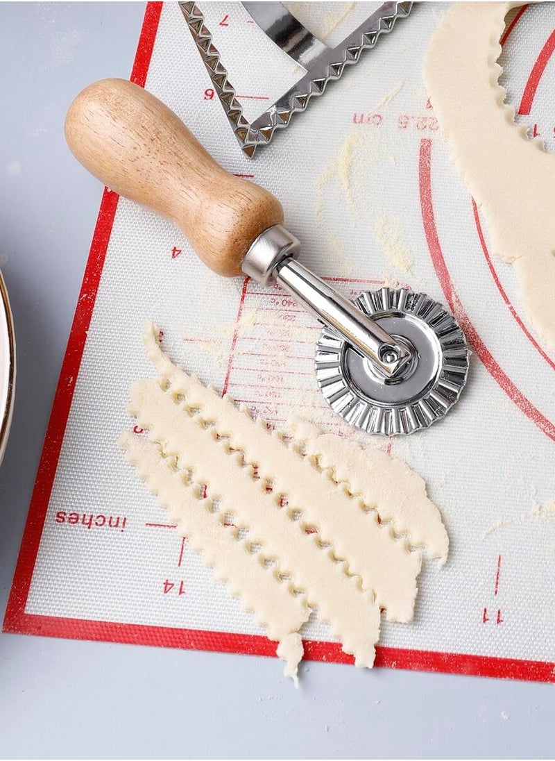 Generic 1pc Wooden Handle Dough Cutter  - Image 1