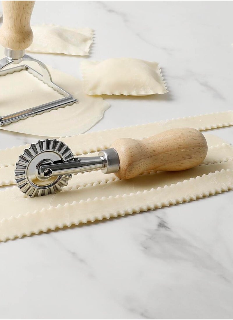 Generic 1pc Wooden Handle Dough Cutter  - Image 2