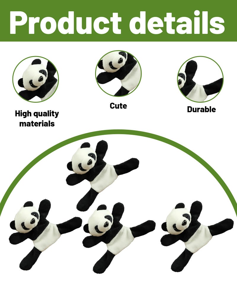 AGMITRAKA Panda Fridge Magnet, Stylish Refrigerator Magnets Decor, Cute Magnetic Panda for Home and Office, 4 Piece Set - Image 3