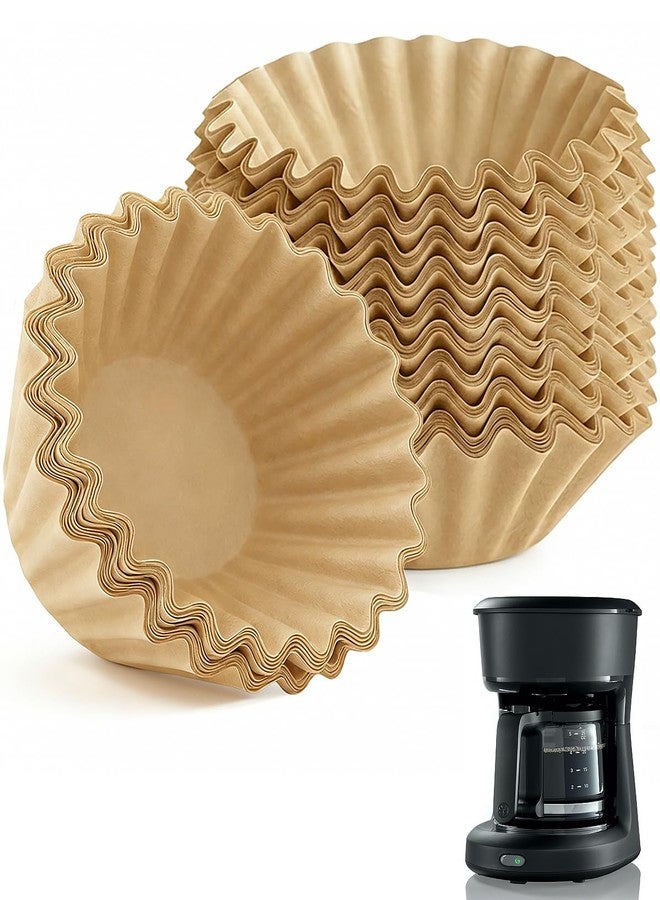 MIMORE 5 Cup Coffee Filter - 120 PCS Small Coffee Filters Compatible with Mr Coffee Filters 5 Cup - Unbleached Basket Disposable Paper Filter - Image 1