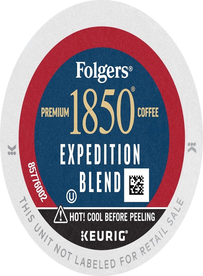 Folgers 1850 Expedition Blend Medium Roast Coffee, 60 Keurig K-Cup Pods - Image 4