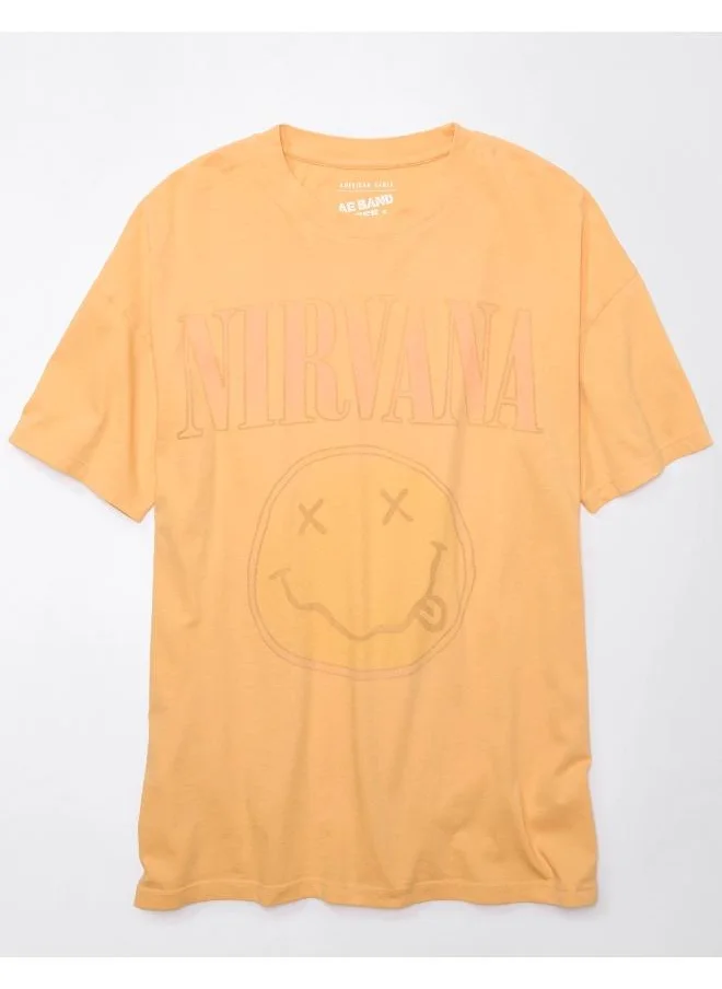 امريكان ايجل Logo Detail Crew Neck T-Shirt