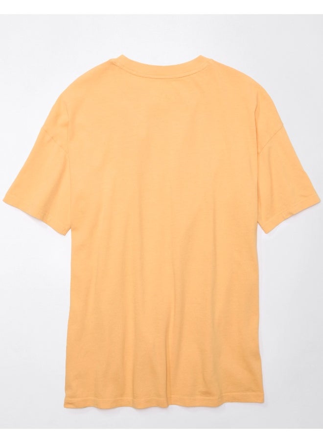 American Eagle Logo Detail Crew Neck T-Shirt  - Image 4