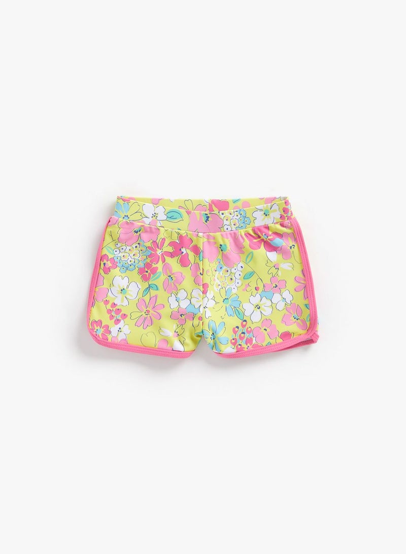 mothercare Youth Floral Print T-Shirt & Shorts Set  - Image 4