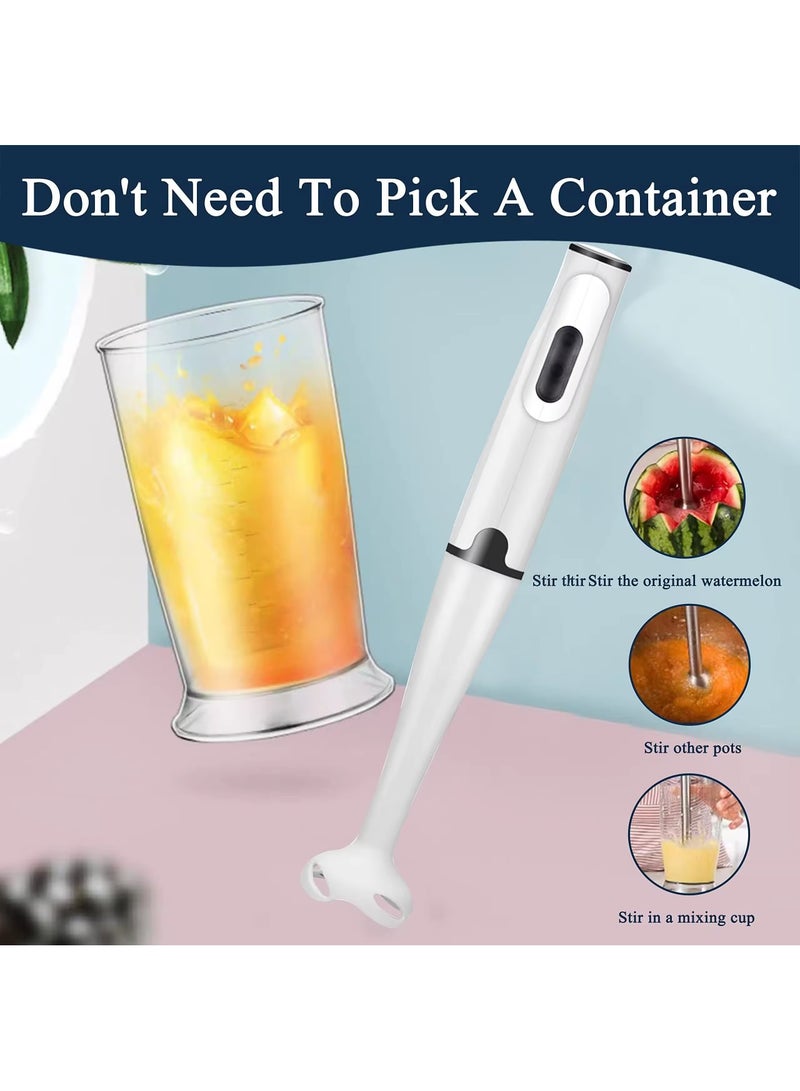 Denx Multi-Purpose Electric Hand Blender With Ergonomic Handle And Firm Grip For Comfortable Use And Easy Mixing Power 400 Watts - Image 5