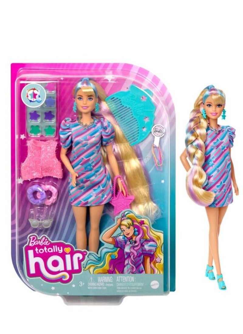 Barbie Totally Hair Pop Fashion Doll 