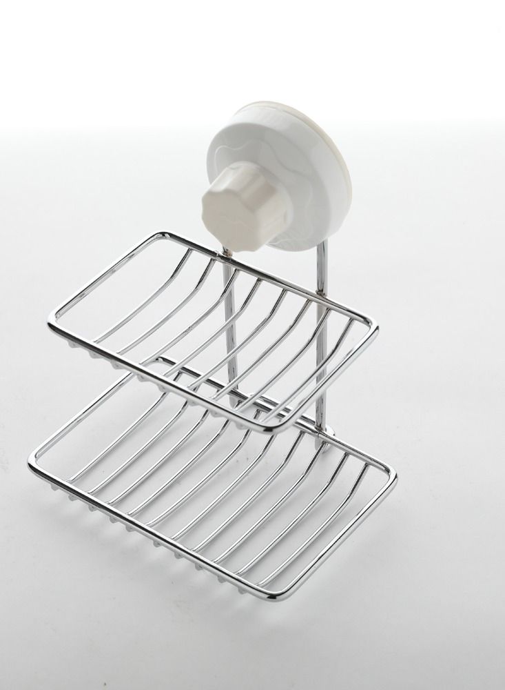 درامــــــا هوم  حامل صابون معدني مطلي بالزنك  17x15سنتيمتر - Image 4