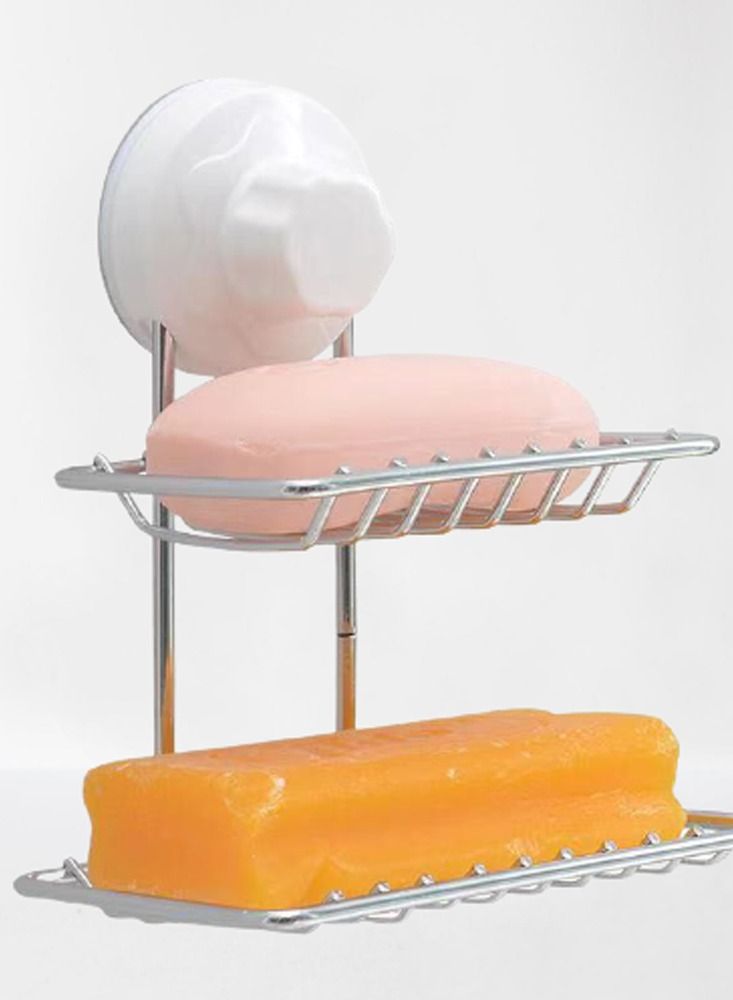 درامــــــا هوم  حامل صابون معدني مطلي بالزنك  17x15سنتيمتر - Image 1