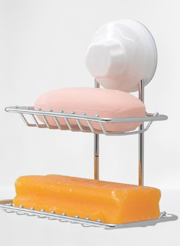 درامــــــا هوم  حامل صابون معدني مطلي بالزنك  17x15سنتيمتر - Image 2