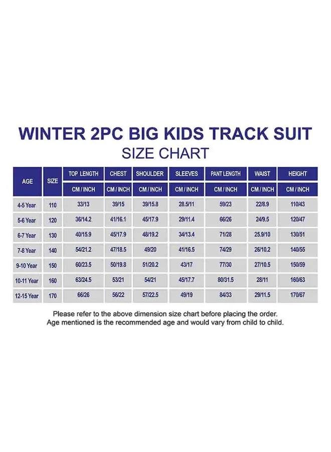 LITTLE SURPRISE BOX Self Patterned Black Patch Casual Stripes 2Pcs Track Suit Set For Kids & Tweens